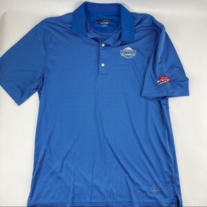 Greg Norman Play Dry Polo Mens Large Blue Bethesda Golf Classic Merrick